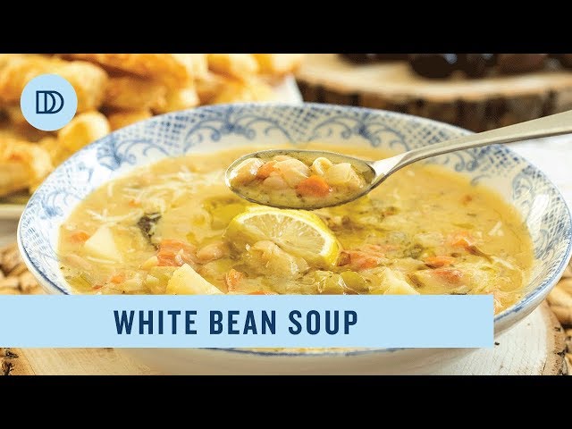 Greek-Style Lemony White Bean Soup