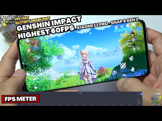 Xiaomi 13 Pro test game Genshin Impact Max Setting