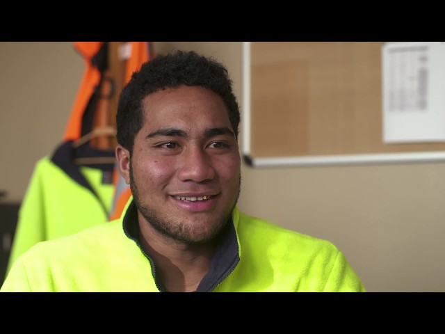 Move from Tonga to New Zealand - working hard