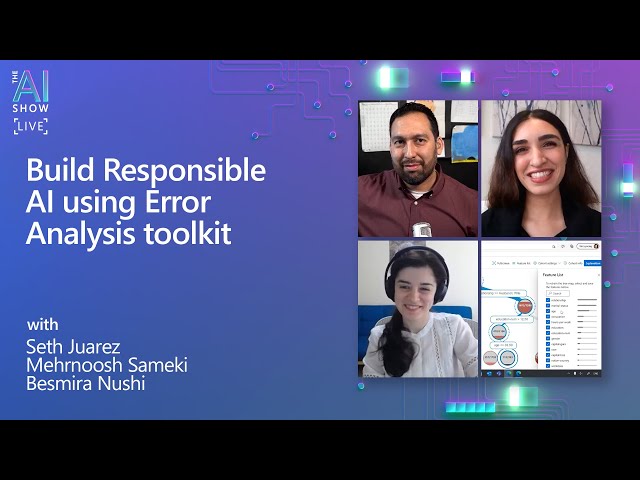 Build Responsible AI using Error Analysis toolkit