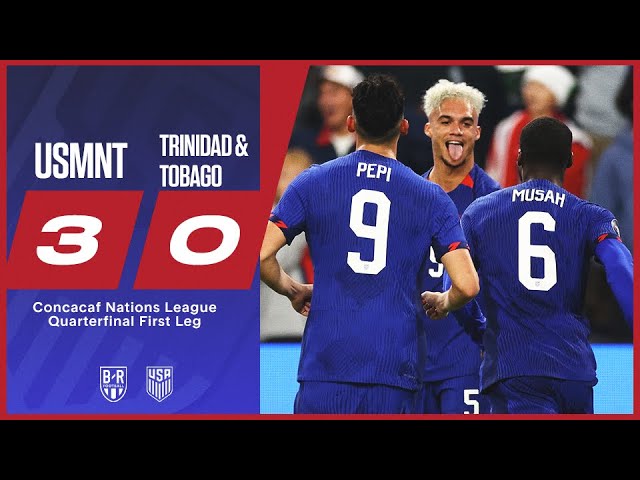 USA take down 10-man Trinidad and Tobago | USMNT 3-0 Trinidad and Tobago | Official Game Highlights