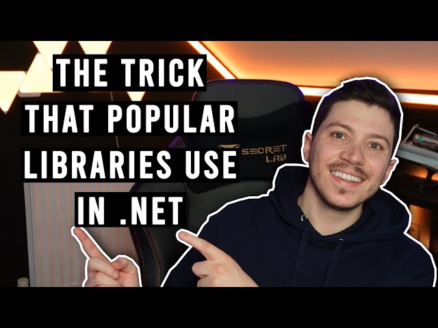 The setup "trick" that .NET libraries use and you should too