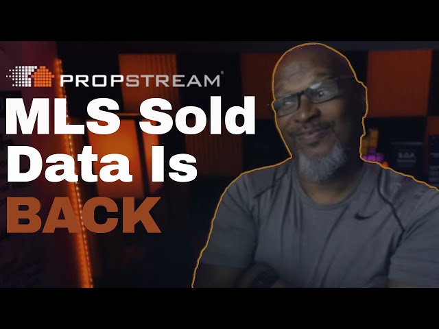 MLS Sold Comps Data Is Back In Propstream | Reaction Video