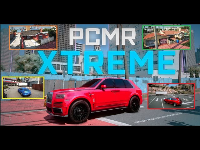 FiveM PCMR XTREME V2.4 Graphics Mod 4K | Short Preview , New Buildings Texture & more