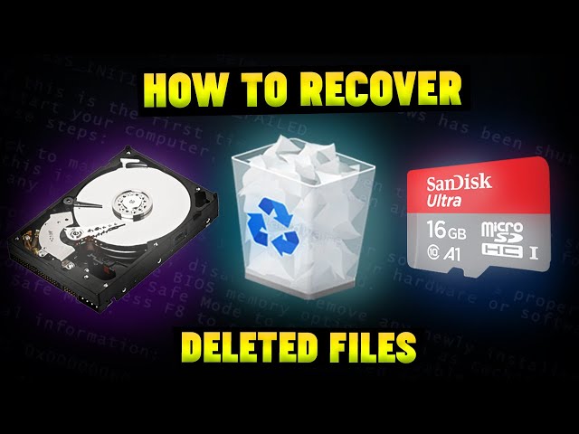 How to recover deleted files? MiniTool Power Data Recovery