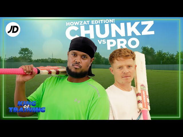 CHUNKZ TRAINS LIKE A CRICKET PRO FOR 24 HOURS WITH OLLIE POPE