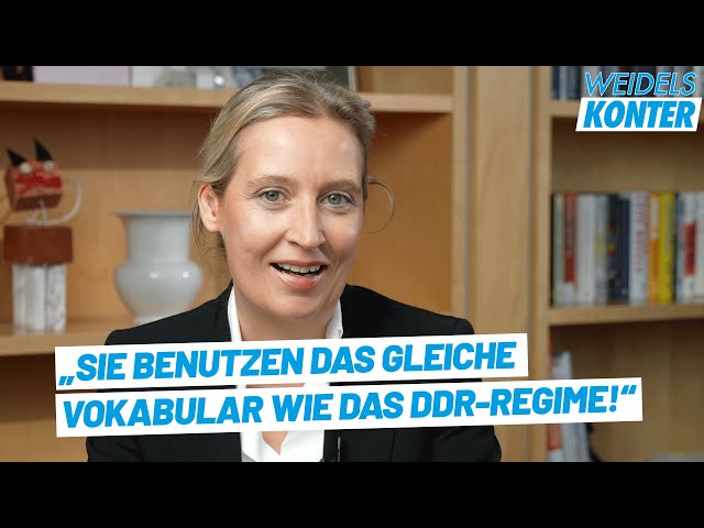 "Das gleiche Vokabular wie in der DDR!" - Alice Weidel - AfD