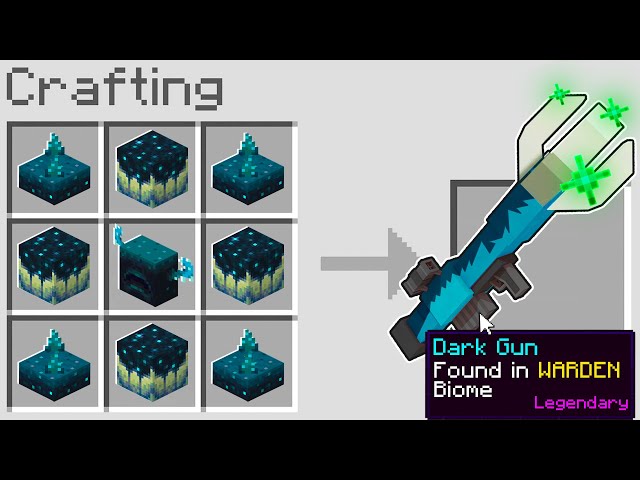 Minecraft But You Can Craft Biome Weapons