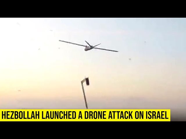 Hezbollah's launched a drone attack at Israel.