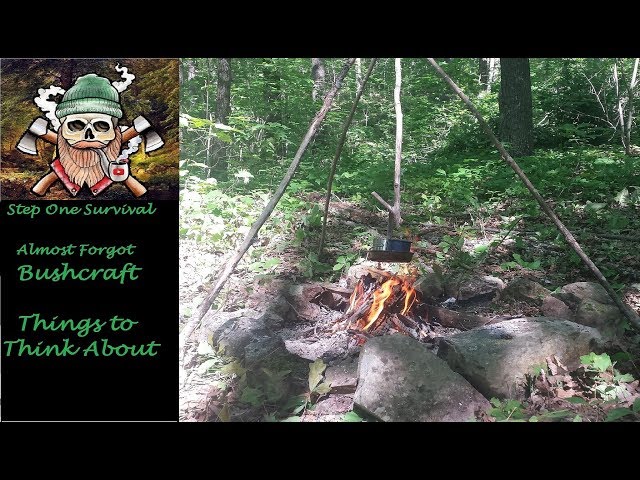 Things things you should know before you Bushcraft.