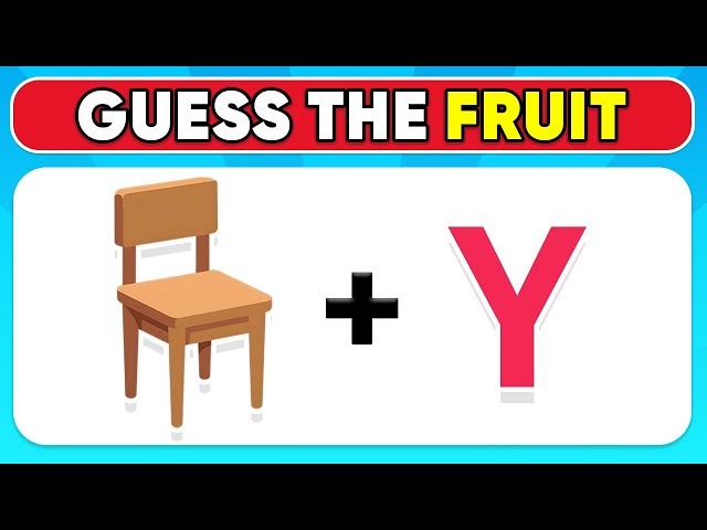 Guess The Fruit By Emoji? 🍓🍏 Fruit Emoji Quiz 🍉 Quiz Shiba