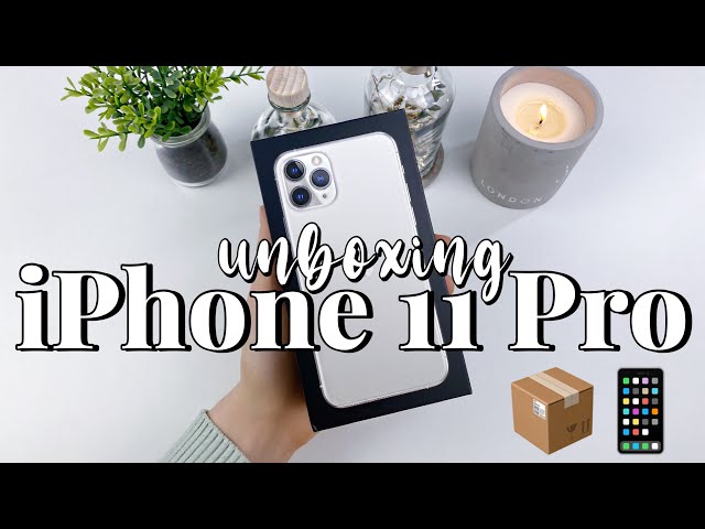 iPhone 11 Pro unboxing 📱📦 | silver, 256 gb