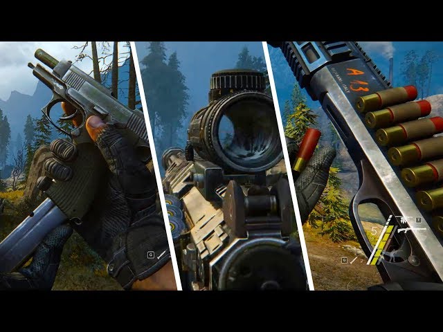 Sniper Ghost Warrior 3 - All Weapons Showcase Reload Animations & Sounds