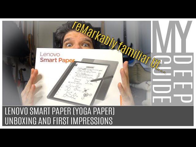 Lenovo Smart Paper (Yoga Paper): Unboxing and First Impressions of the 10.3" E-Ink Notetaking Tablet