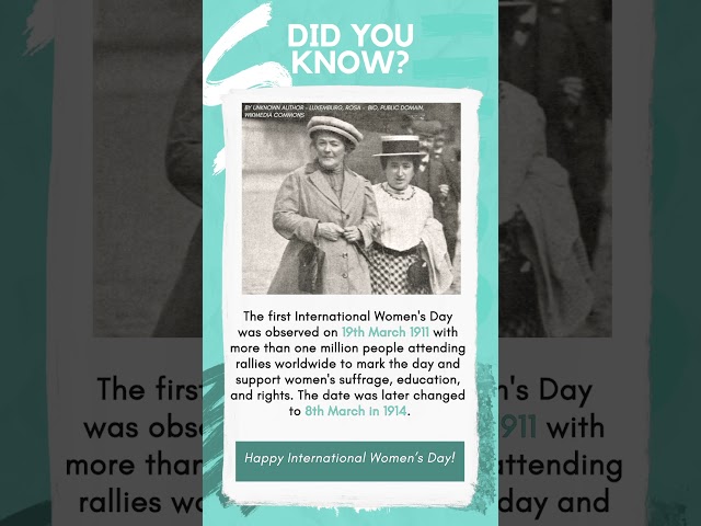 International #Women's Day History