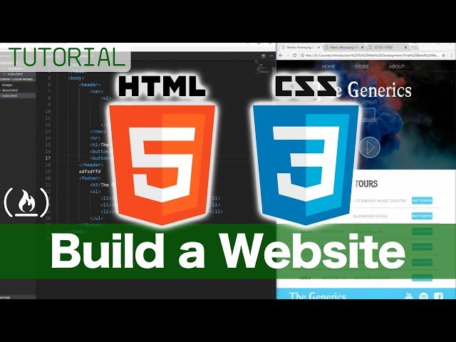 HTML and CSS Tutorial - Create a Website for Beginners