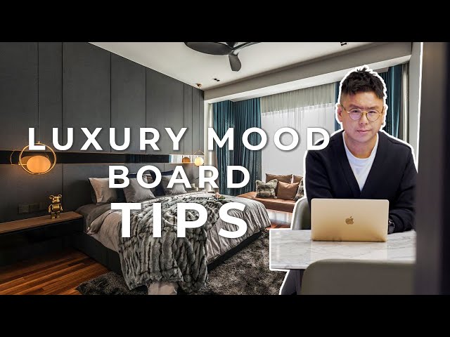 TIPS on a Mood Board for a Modern Contemporary Apartment | Modern House Tour | Interior Design