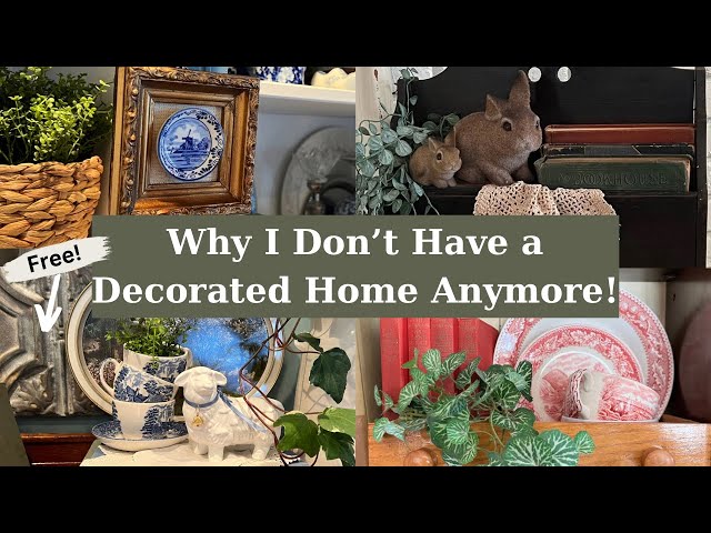 Thrift Store Haul & Creative Upcycling Ideas for Home Decor; a Collected Vs. a Decorated Home