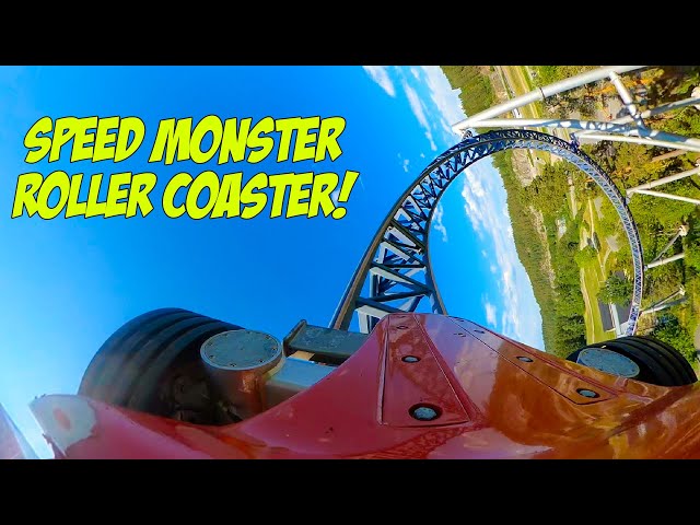 Speed Monster Roller Coaster - Multi-Angle POV! 4K! Tusenfryd, Norway