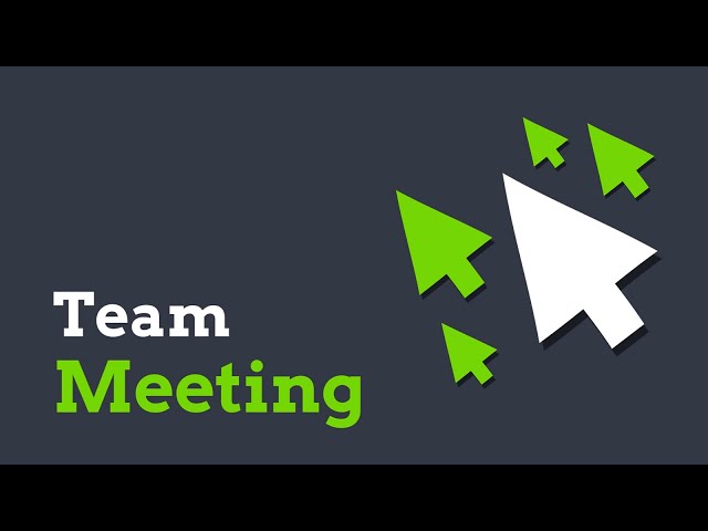 Team Meeting Video Template (Editable)