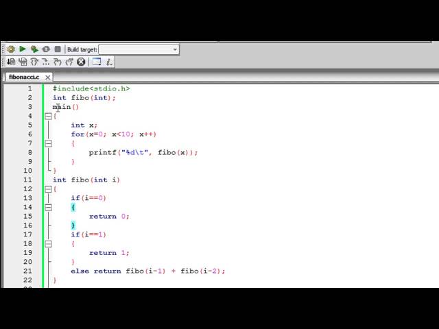 C Programming Tutorial - 78: Generating Fibonacci Series Through Recursion