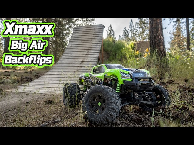 Xmaxx 8s jumps, big air and slow motion