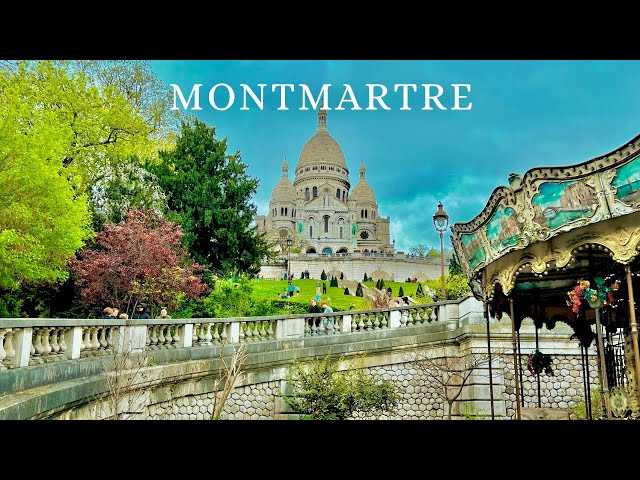 Exploring Montmartre, Paris | A Walk to Sacré-Cœur | Place du Tertre | French Vibes