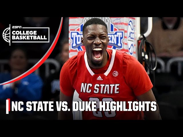 ACC Tournament Quarterfinal: NC State Wolfpack vs. Duke Blue Devils | Full Game Highlights