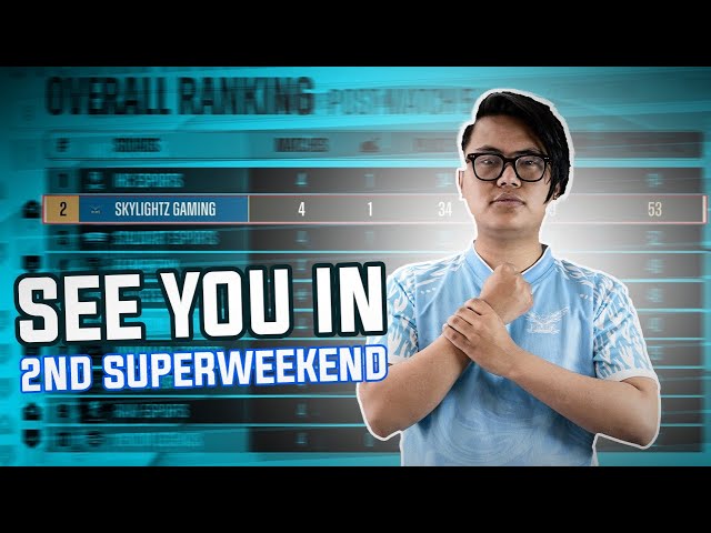 PMPL MONTAGE | SEE YOU IN 2ND SUPERWEEKEND | SKYLIGHTZ GAMING