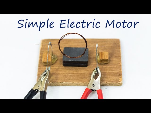 School Science Projects - Simple electric motor