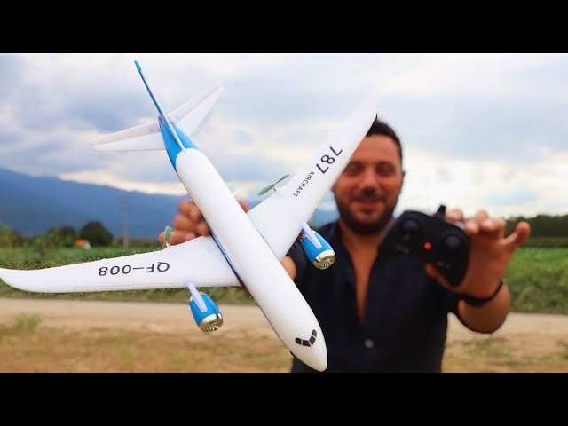 QF008 Boeing 787 RC Plane Assembly & Test - Budget RTF RC Airliner with 3 Channel and Gyro