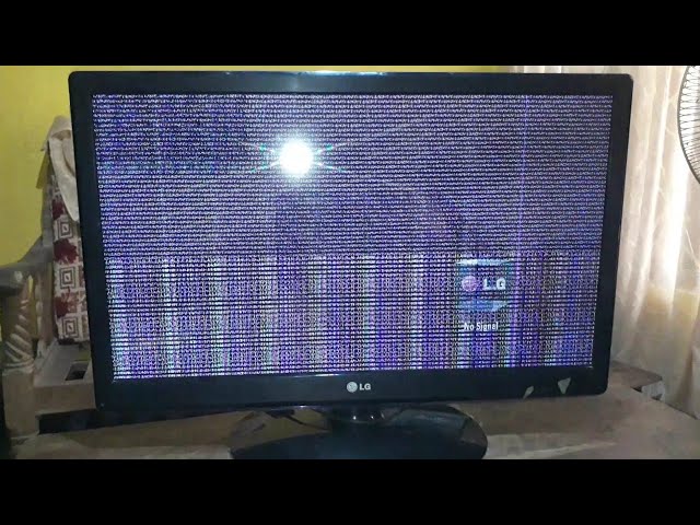 How to repair a picture blur LED TV ( sinhala )