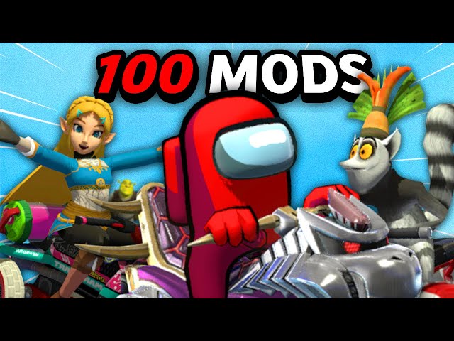 Installing 100 Mods for Mario Kart 8 Deluxe