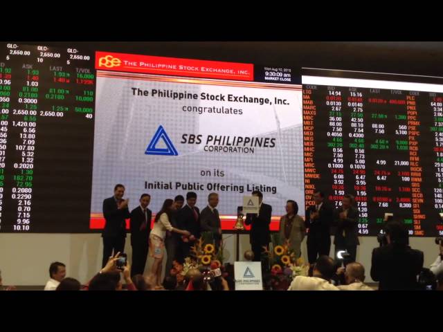 IPO - SBS Philippines Corporation Listing Ceremony @ Philippine Stock Exchange