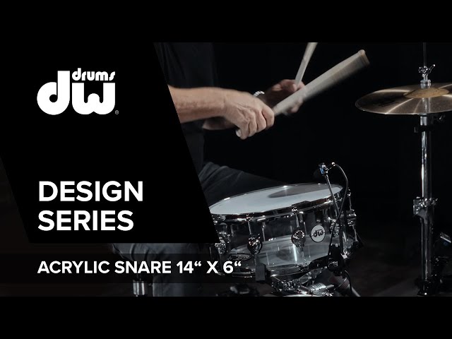 FEATURES 🥁🇬🇧 DW Design Series14“ x 6“ Acrylic Snare Drum
