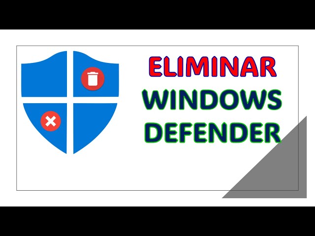 ✅Como DESACTIVAR, ELIMINAR WINDOWS DEFENDER en WINDOWS 10 Y 11 definitivamente