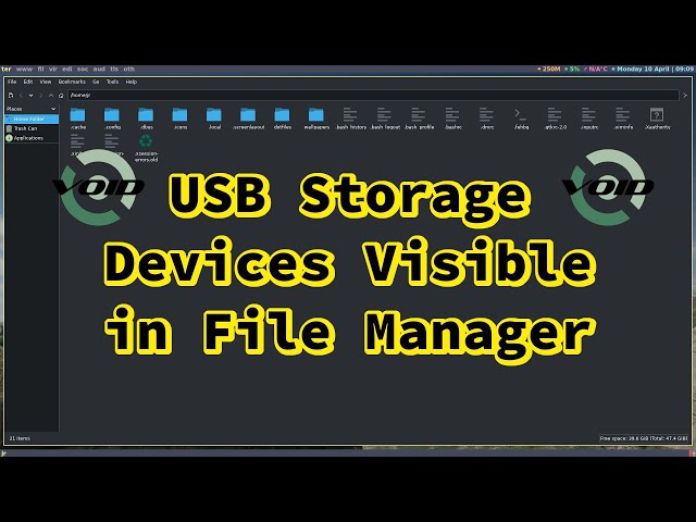 Show USB Storage Devices in your File Manager - Void Linux