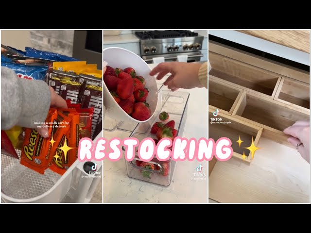 Restocking and organizing✨ TikTok compilation