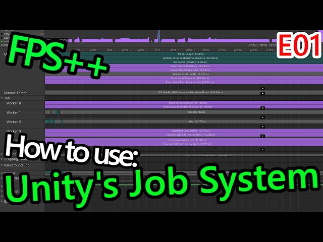 How To Multithread Your Code With Unity's JOB SYSTEM  (E01) (IJob)