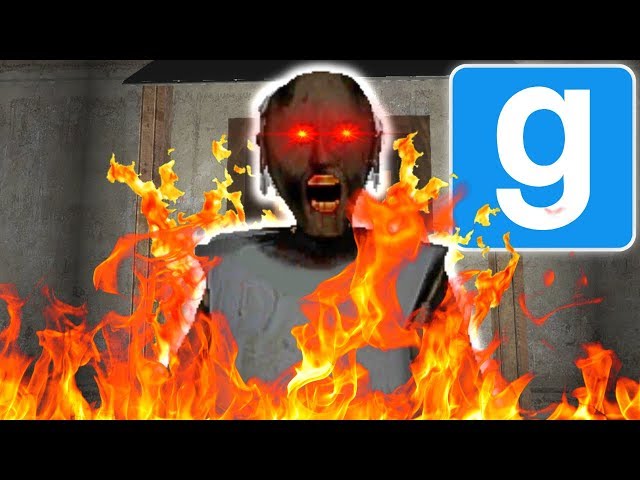 WE SET GRANNY'S HOUSE ON FIRE IN GMOD! | Multiplayer Garry's Mod Gameplay