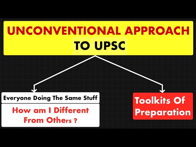 *Unconventional* Method To UPSC | Get out of this Loop FAST |