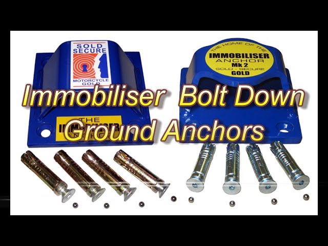 Introducing Immobiliser Bolt Down Ground Anchors