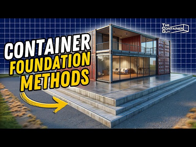 Concrete Foundations For Shipping Container Homes