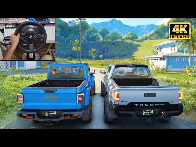 Jeep Gladiator & Toyota Tacoma | Offroading | The Crew Motorfest | Thrustmaster T300RS gameplay