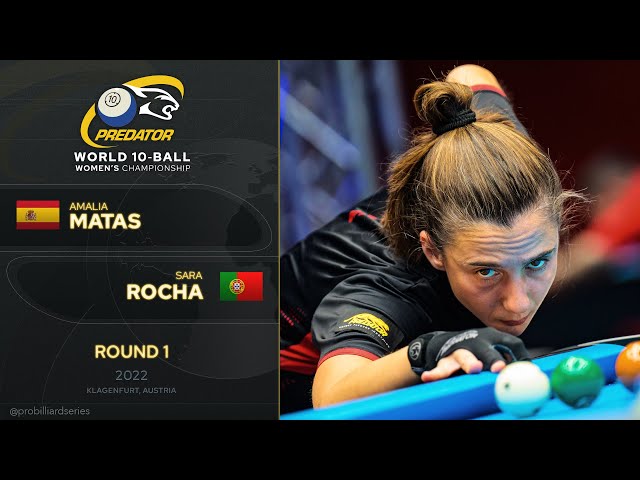 Amalia Matas vs Sara Rocha ▸ Predator World Women's 10-Ball Championship