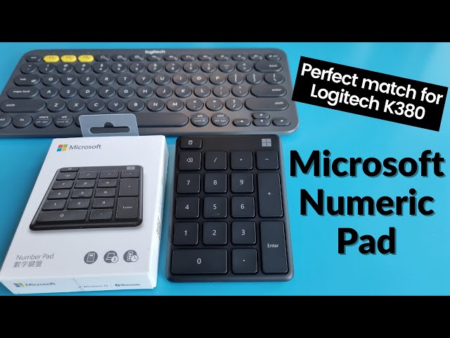 The best wireless numeric keypad — Microsoft Number Pad