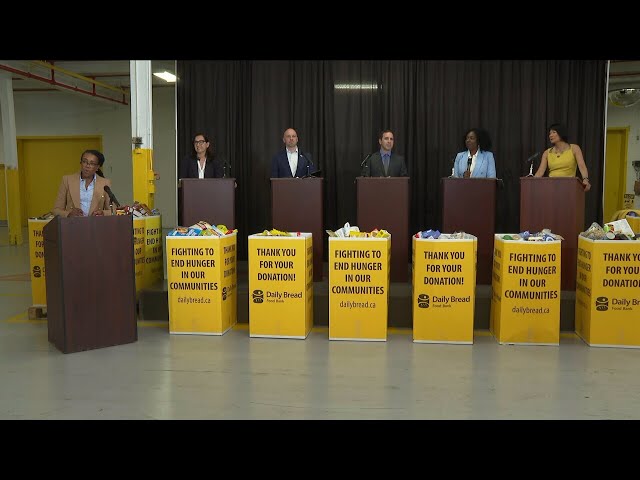 WATCH LIVE:  Toronto's top mayoral candidates face off in first major debate