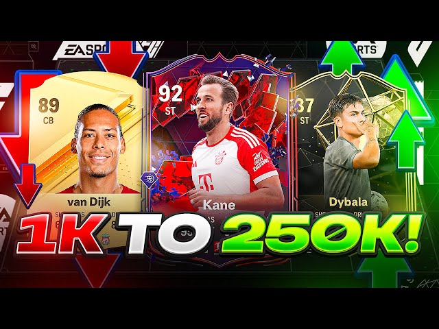 1K Coins To 250K Quickly! How To Make 250k In FC24 Ultimate Team