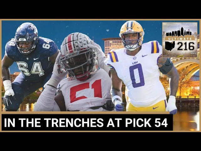 Why the Cleveland Browns MUST go in the trenches w/pick 54 of the NFL Draft + Vogt earning respect!