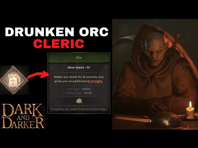 Drunken Orc Cleric | This Budget Build Hits So Hard | Dark And Darker